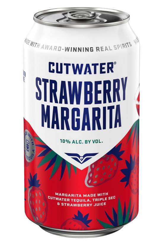 Cutwater Spirits Margarita (4 ct, 12 fl oz) (strawberry)