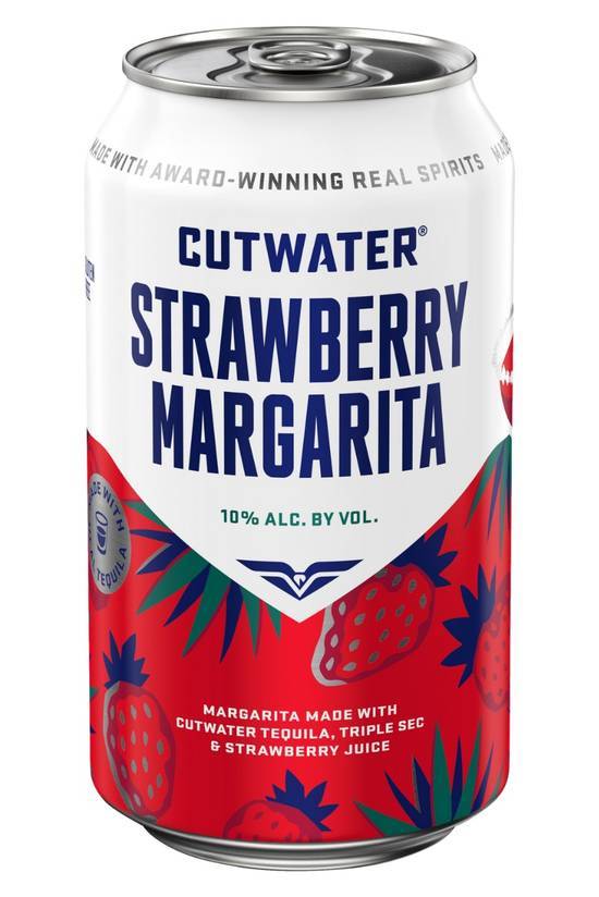 Cutwater Spirits Margarita (4 pack, 12 fl oz) (strawberry)