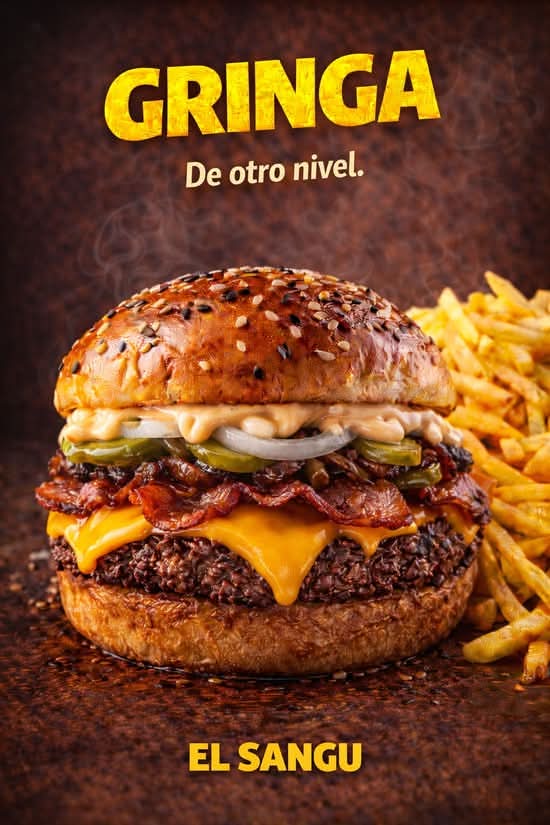 Hamburguesa Smash Clásica Gringa