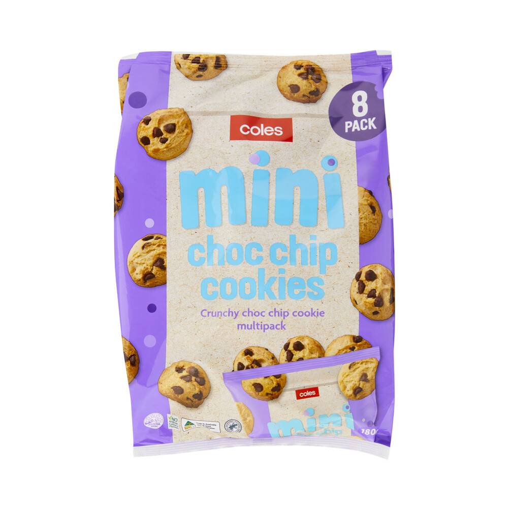 Coles Mini Choc Chip Cookies