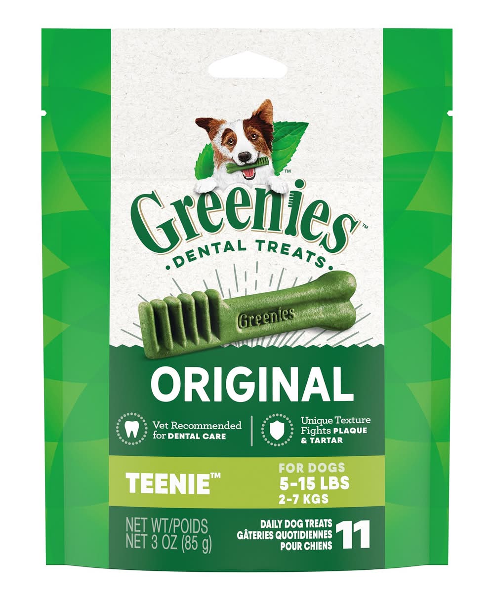 Greenies™ Adult Teenie Dog Dental Treats - Natural, Oral Health, Original