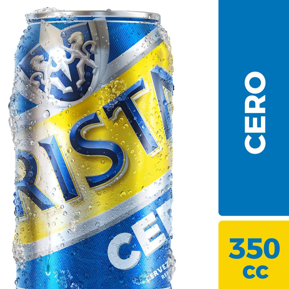 Cristal cerveza cero (350 ml)