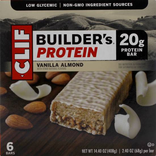 Clif Builders Protein Bar Vanilla Almond (62 oz)
