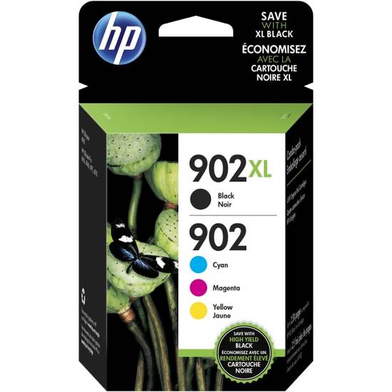 Hp 902 Ink Cartridges (xl/yellow-cyan-magenta-black)