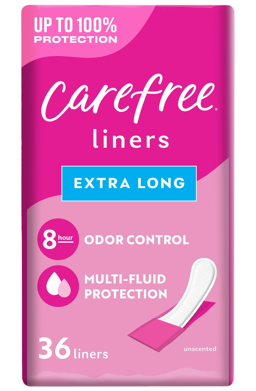 Carefree Extra Long Odor Control Liners (0.2 lbs, 36 ct)