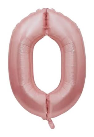 INFLATED Foil Number Balloon 34in 0
