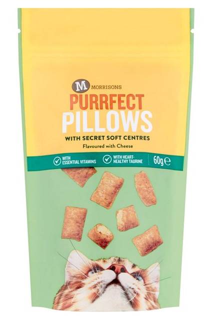 Morrisons Cheese Cat Snack Pillows 60G