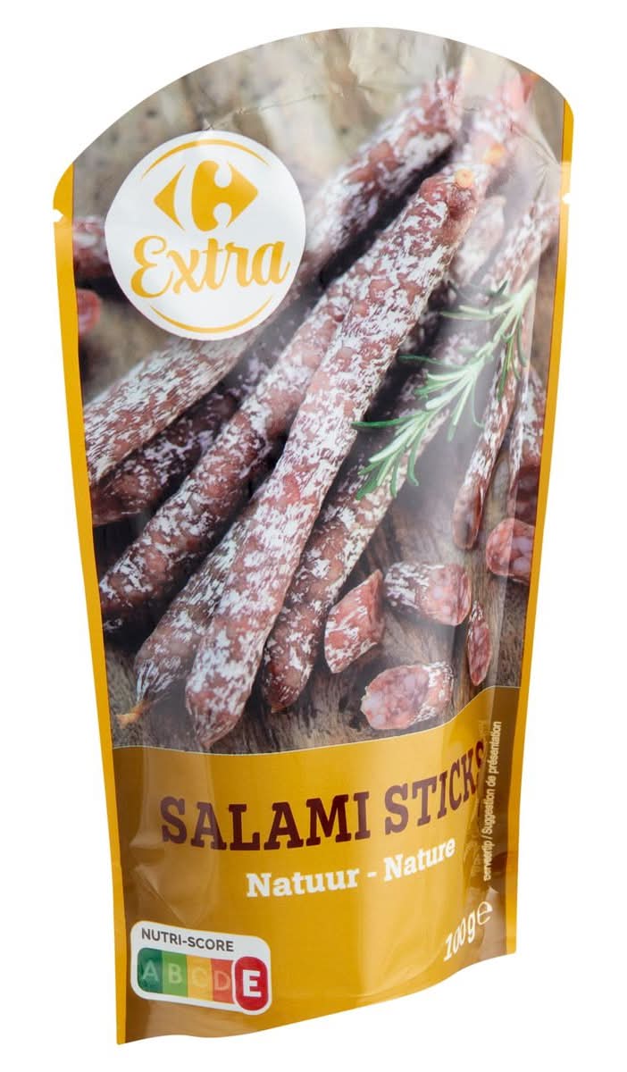 Carrefour Extra Salami Sticks Nature 100 g