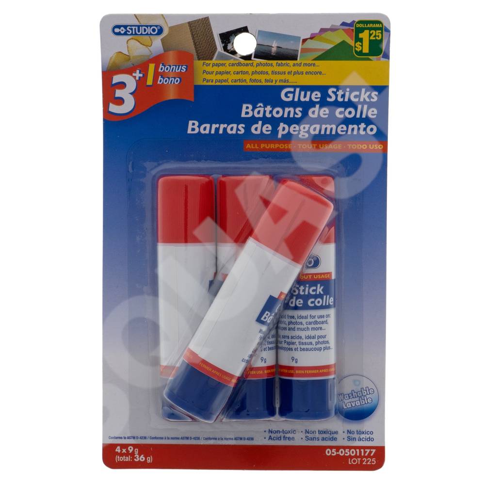 Glue Sticks, 4 Pack