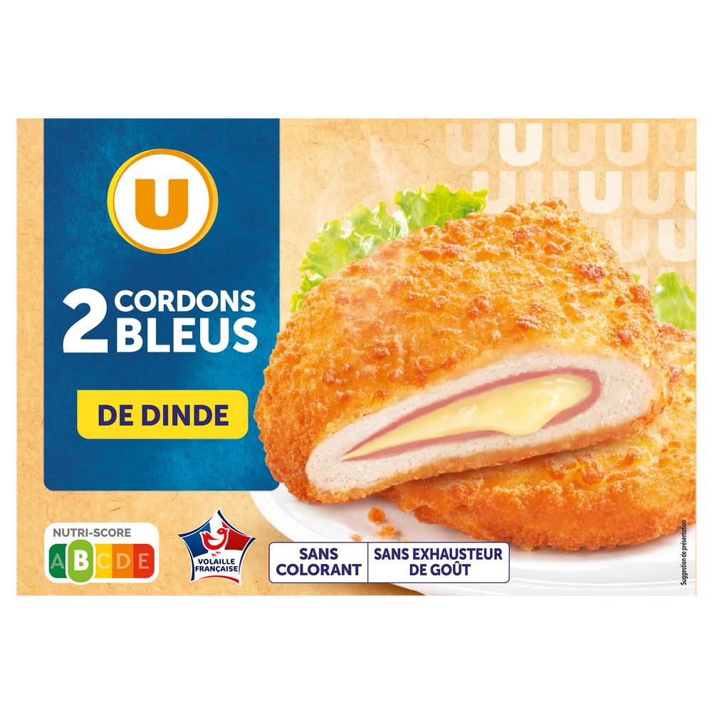 Les Produits U - Cordons bleus de dinde