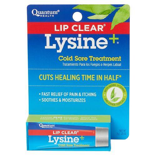Quantum Health Lip Clear Lysine + Cold Sore Treatment - 0.25 oz