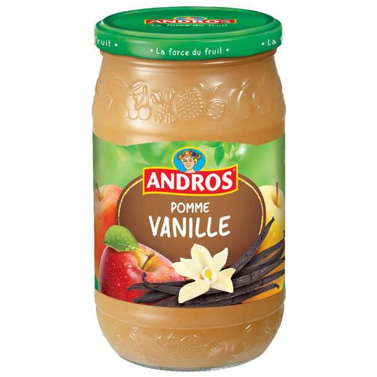 ANDROS - Compote pomme vanille - Dessert - 750g