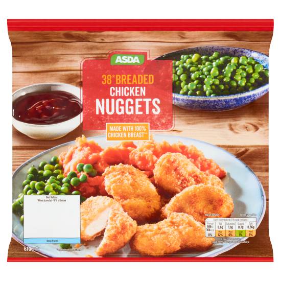 ASDA Breaded Chicken Nuggets (670g)