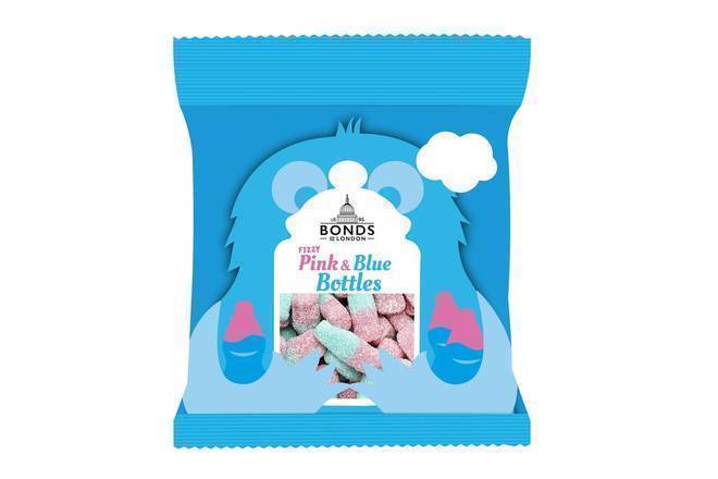 Bonds Of London Fizzy Pink & Blue Candy Bottles (50g)