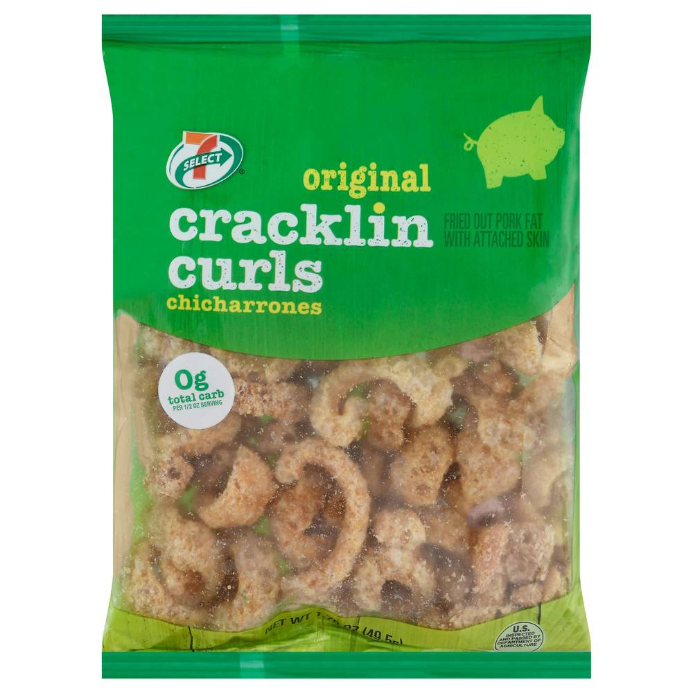 7-Select Cracklin Curls Original Chicharrones