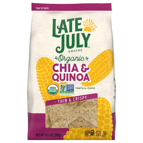 Late July Organic Chia and Quinoa Tortilla Chips (10.1 oz)