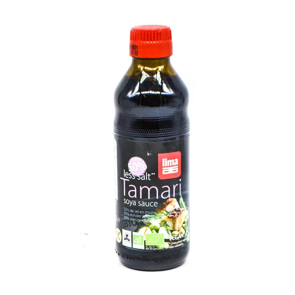 Tamari 50% less salt 250ml - LIMA - BIO