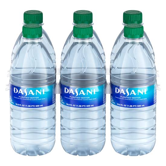 Dasani Purified Water (6 pack, 16.9 fl oz)
