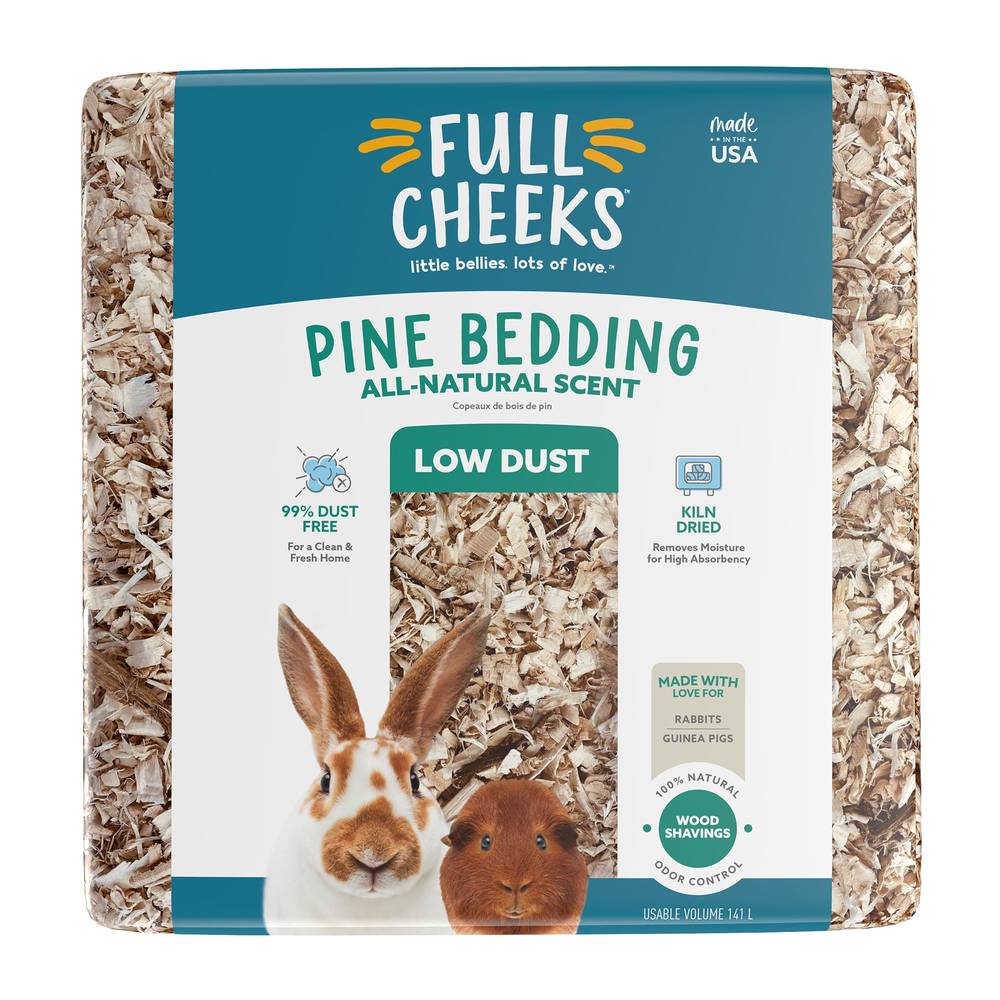 Full Cheeks Pine Bedding For Small Pet Animals (natural) (141L)