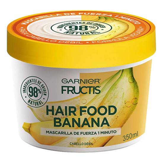 Fructis mascarilla hair food banana (tarro 350 ml)