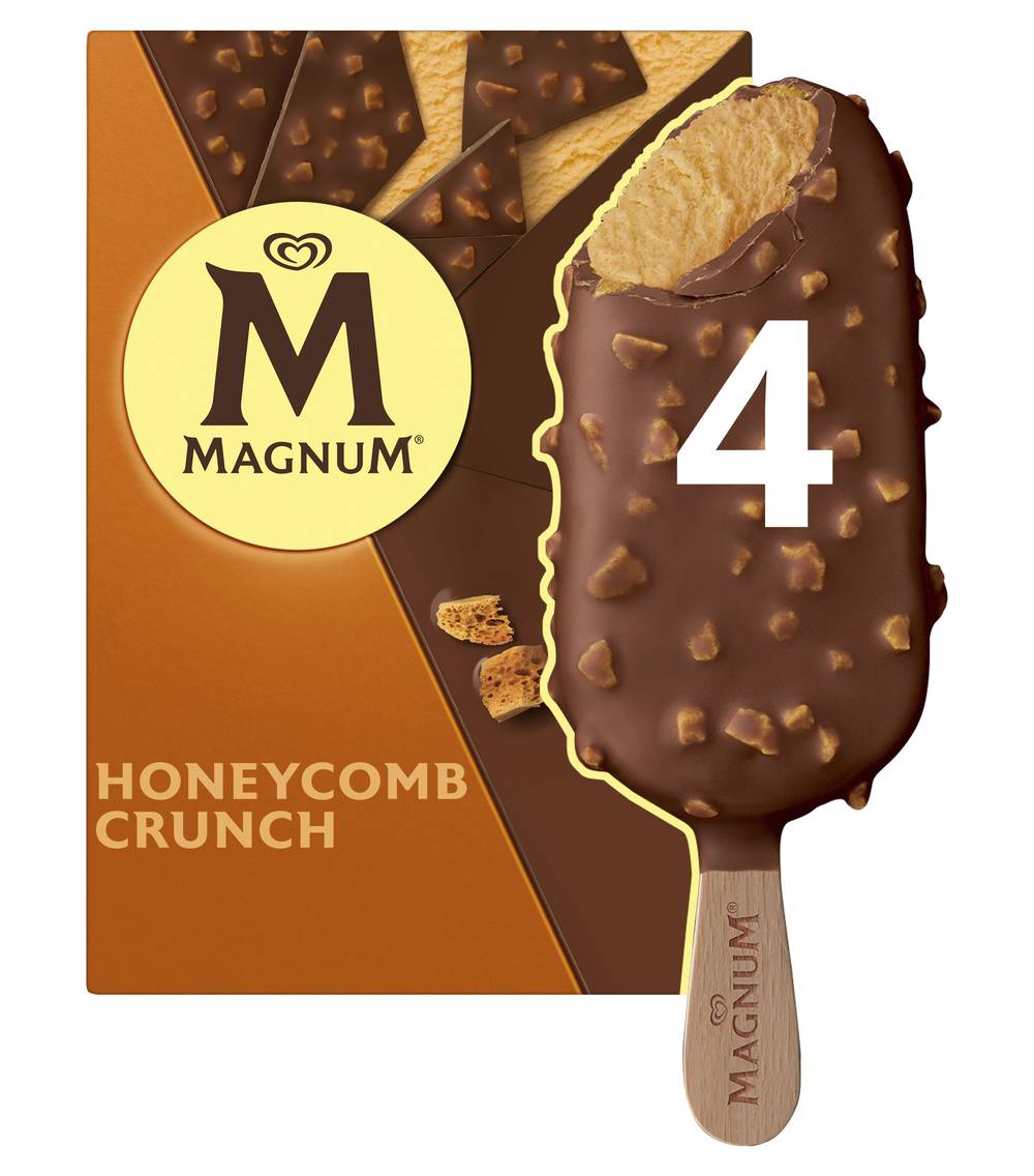 Magnum Ice Cream, Honeycomb Crunch (428mL, 4 pack)