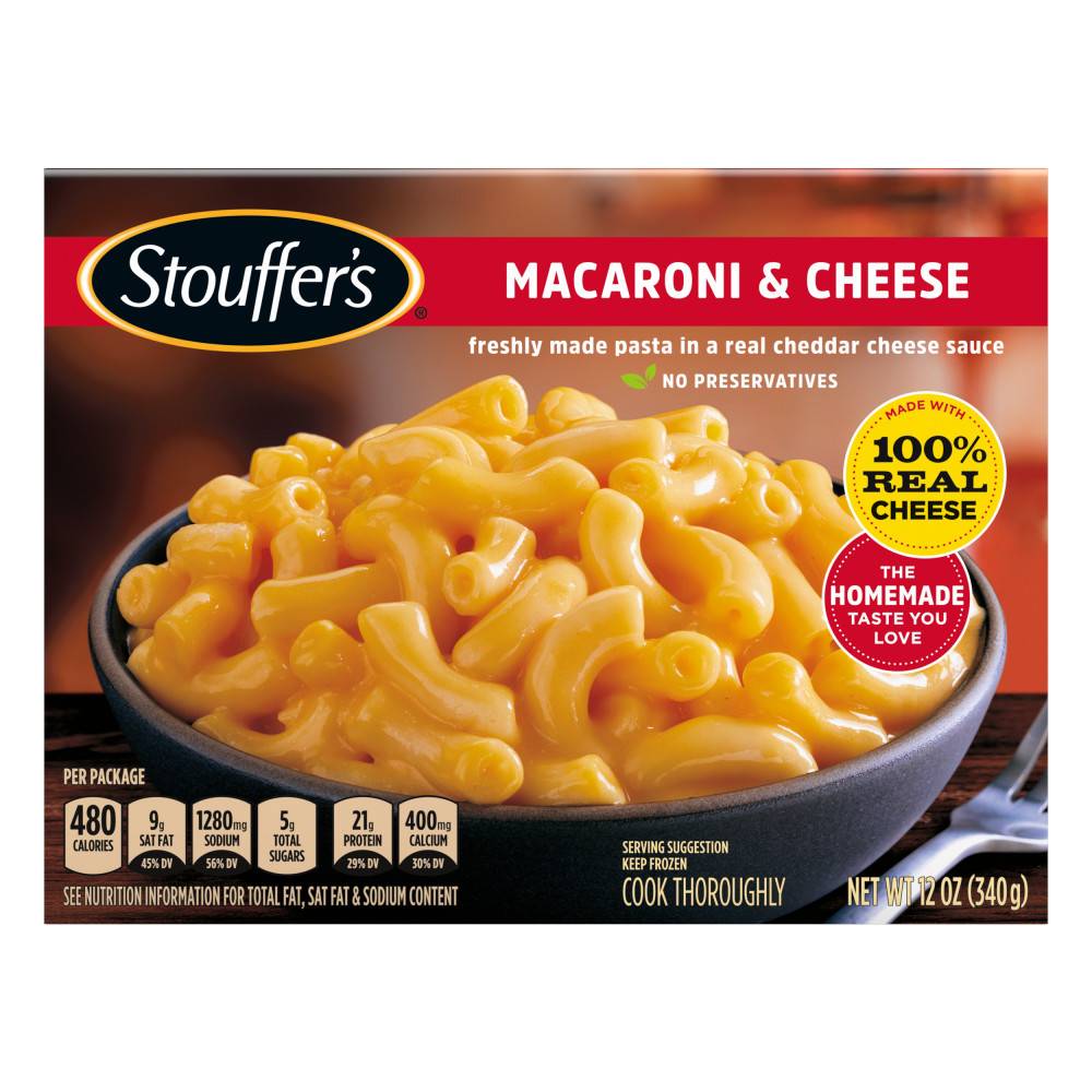 Stouffer'S Frozen Dinner Macaroni & Cheese (12 Oz)