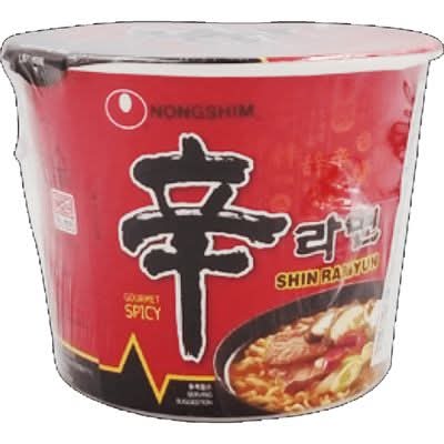 Sopa Instantánea Nongshim Ramyun Res Picante 114 g
