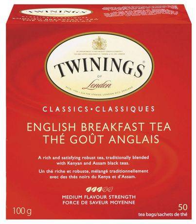Twinings English Breakfast Tea Bags (50 units)
