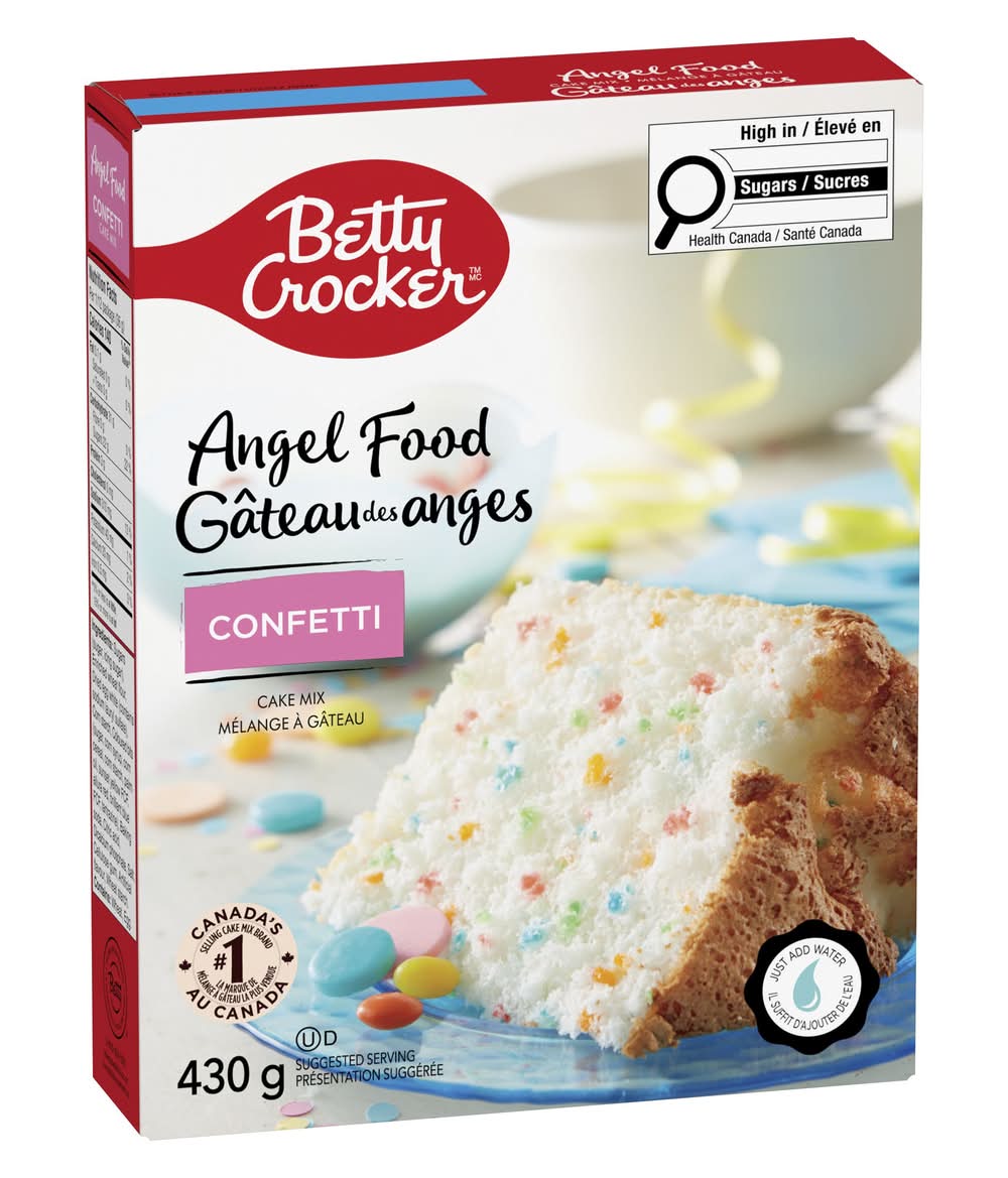 Betty Crocker Confetti Angel Food Cake Mix (430 g)
