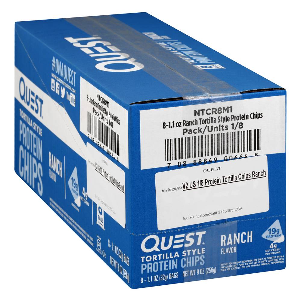 Quest Ranch Tortilla Style Protein Chip (9 oz)