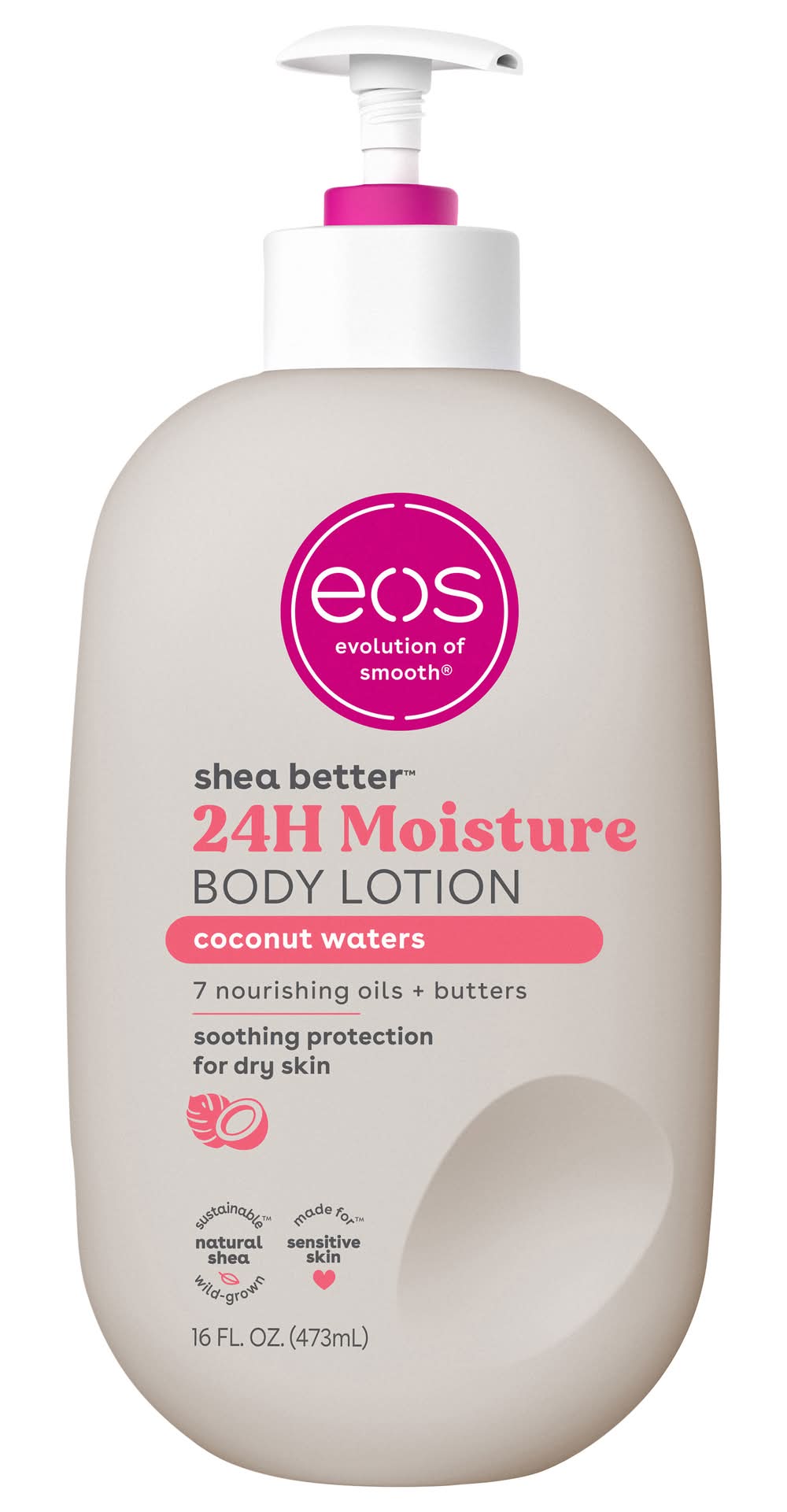 Eos 24-Hour Moisture Coconut Body Lotion (White One Size)