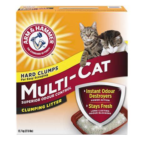 Arm & Hammer Multi Cat Superior Odour Control Clumping Litter (12.7 kg)