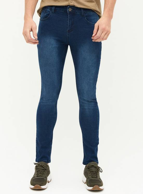 Jjo jeans skinny azul color azul el ctrico. talla 50