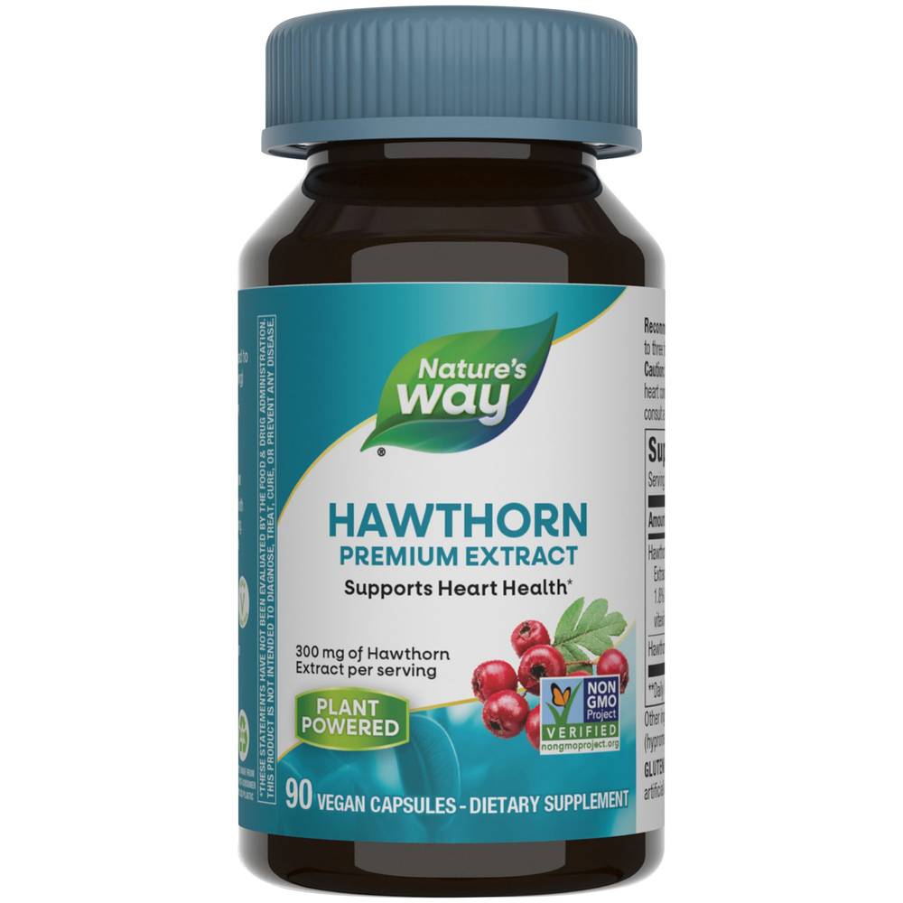 Hawthorn Extract (Standardized) - Healthy Heart Function (90 Capsules)