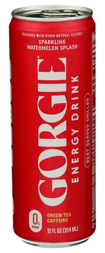 Gorgie Sparkling Watermelon Splash Energy Drink With Benefits