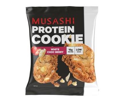 Musashi Protein Cookie White Chocolate Berry 58g
