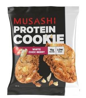 Musashi protein cookie white chocolate berry 58g