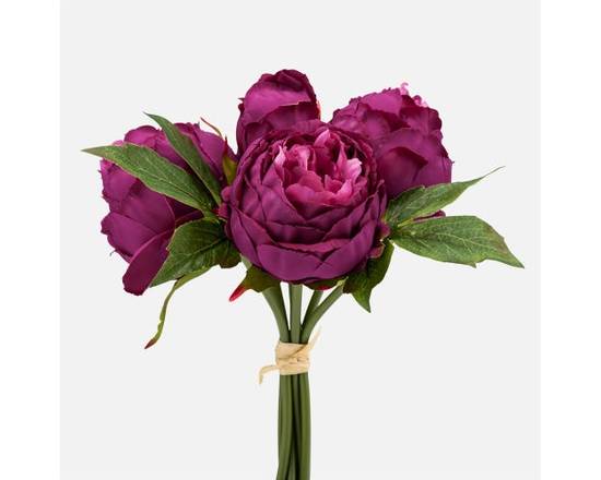 Bouquet De Pivoine  Mauve (None) - Peony Bouquet Purple (1 unit)