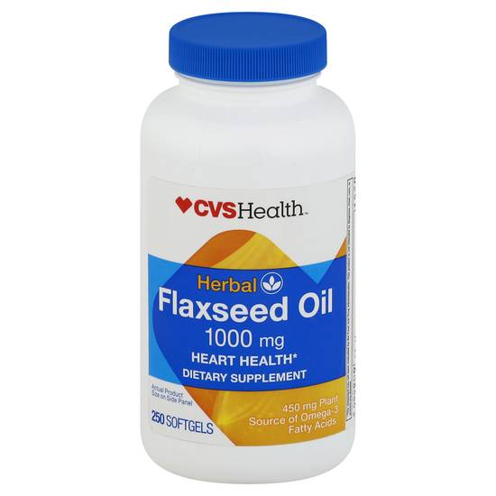 Cvs Softgels Flaxseed Oil 1000 mg
