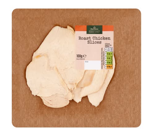 Morrisons The Deli on Market Street Roast Chicken Slices (3 pack)