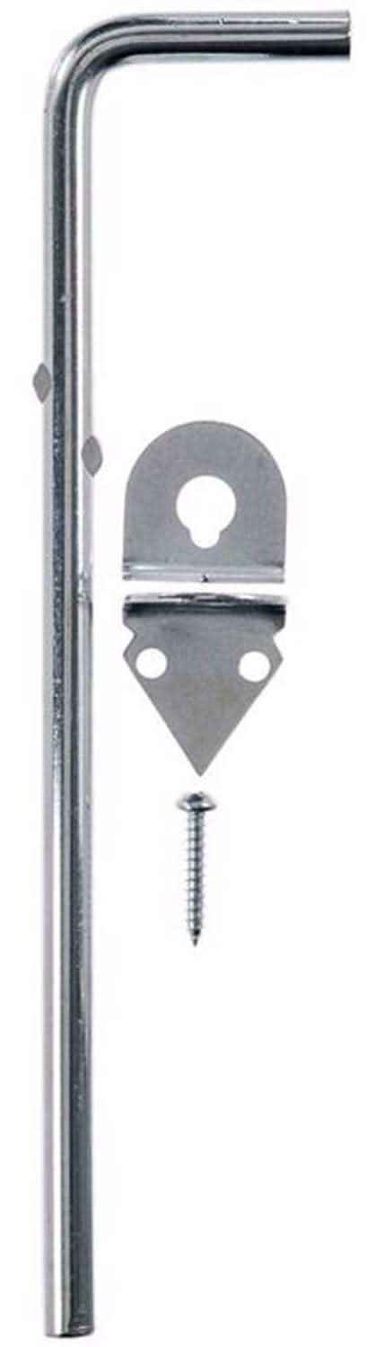 ACE 12 In. L Metallic Zinc Cane Bolt 1 Pk