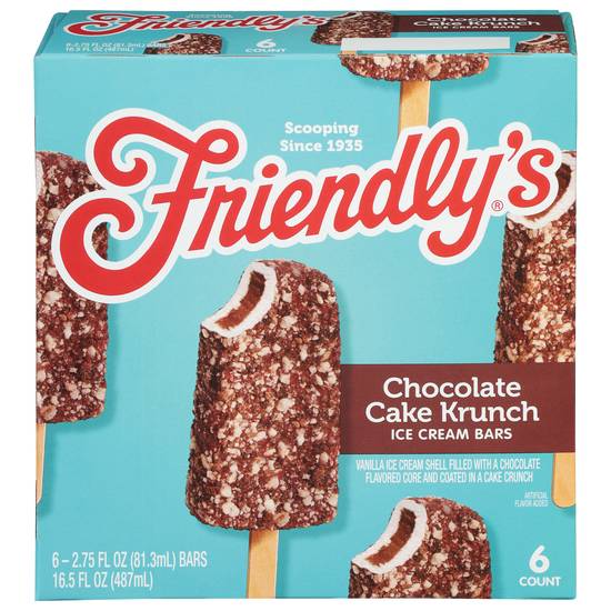 Friendly's Chocolate Cake Krunch Ice Cream Bars