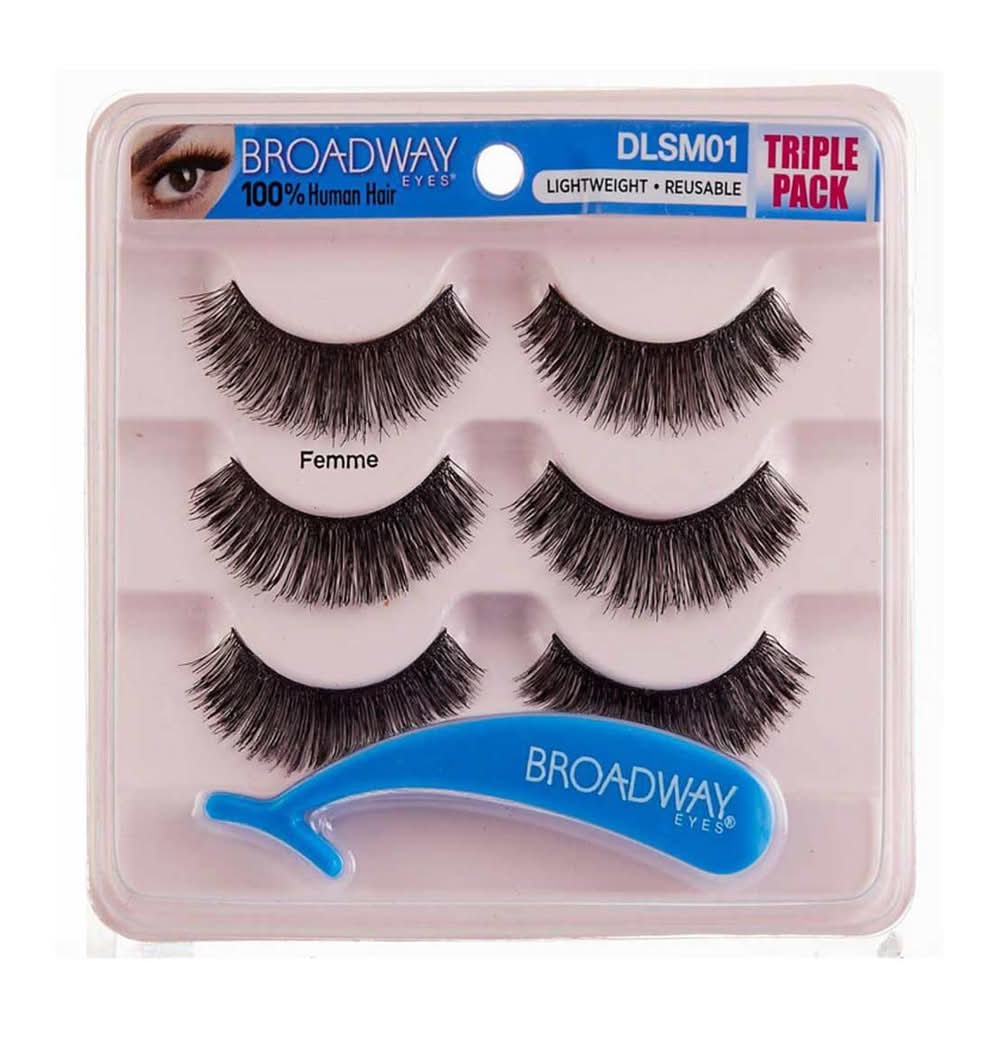 KISS Human Hair False Eyelashes (3 ct)