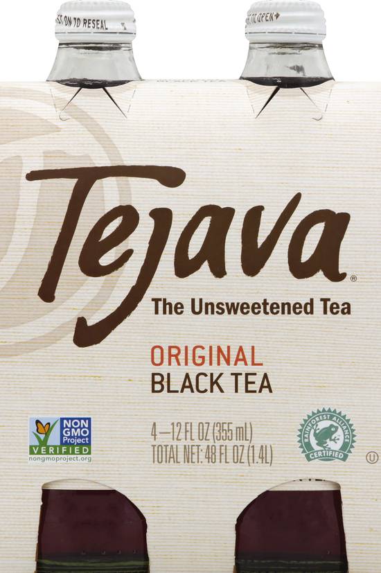 Tejava Original Black Tea (4 x 12 fl oz)