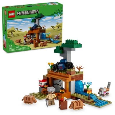 LEGO Minecraft the Armadillo Mine Expedition Toy Figures Building Playset (247 ct)