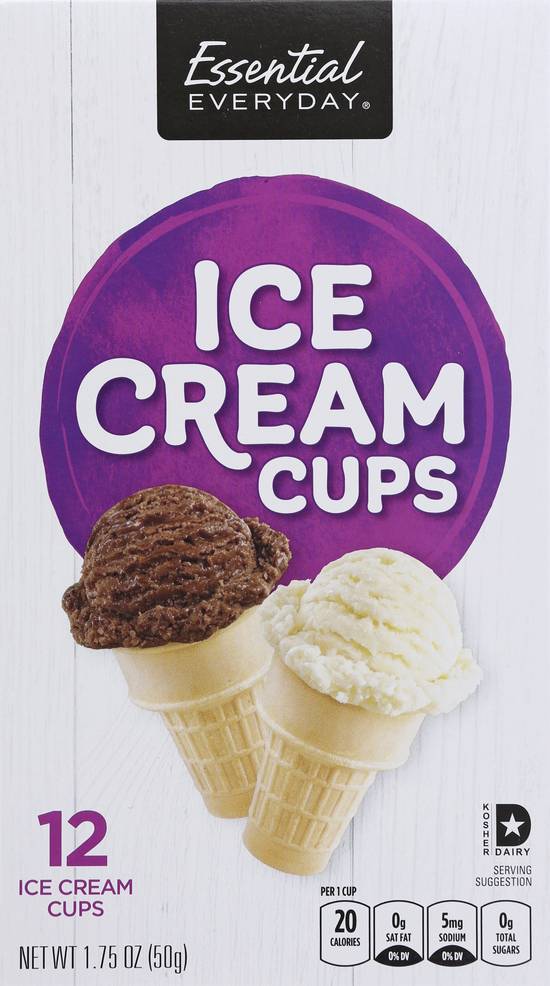 Essential Everyday Ice Cream Cups (12 ct)