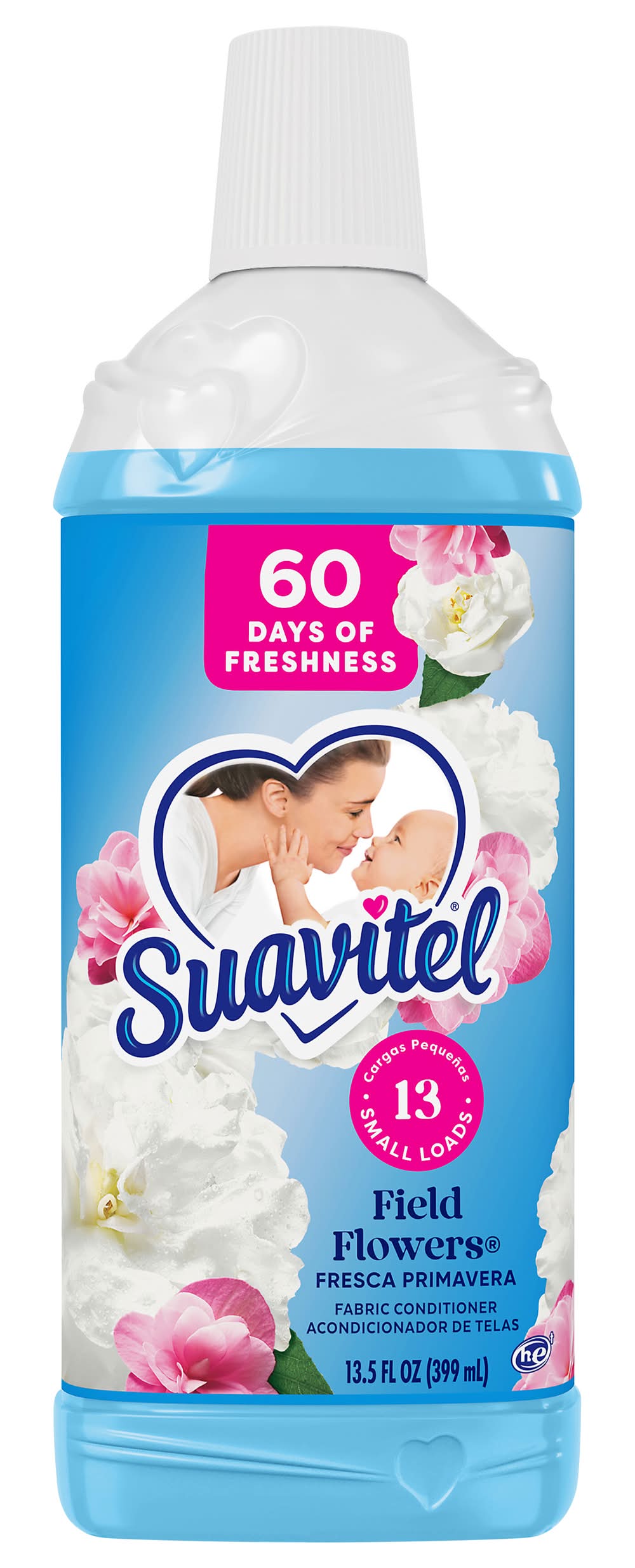 Suavitel Liquid Fabric Conditioner, Field Flowers (13.5 fl oz)