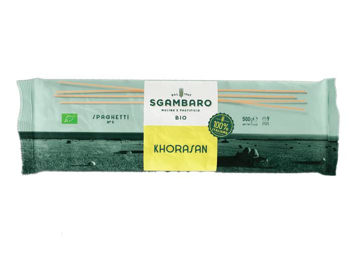 Sgambaro Organic Khorasan Spaghetti Delivery Near Me Order Online