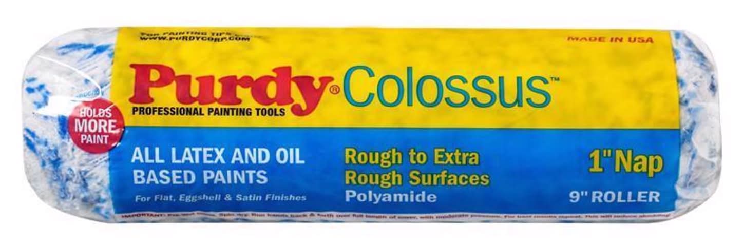 Purdy Colossus Polyamide Fabric 9 In. W X 1 In. Paint Roller Cover 1 Pk