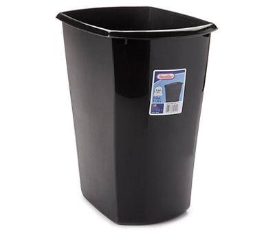 Sterilite Rectangular Wastebasket, Black